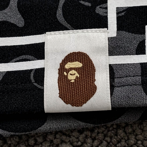 BAPE Grey Camo Athletic Shorts